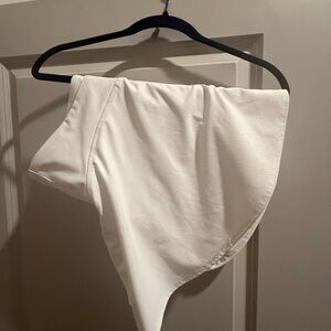 White Asymmetrical Skirt